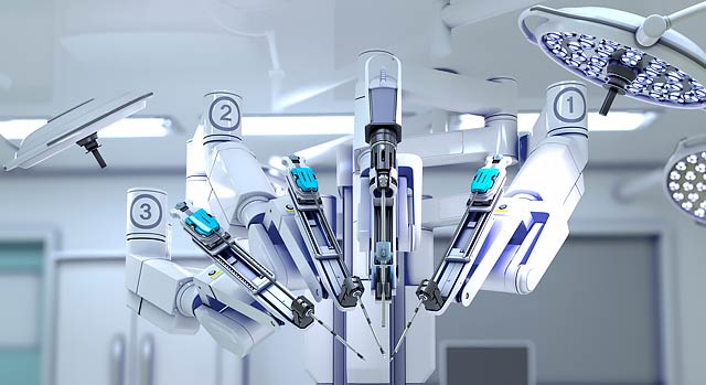The da Vinci robotic surgical system