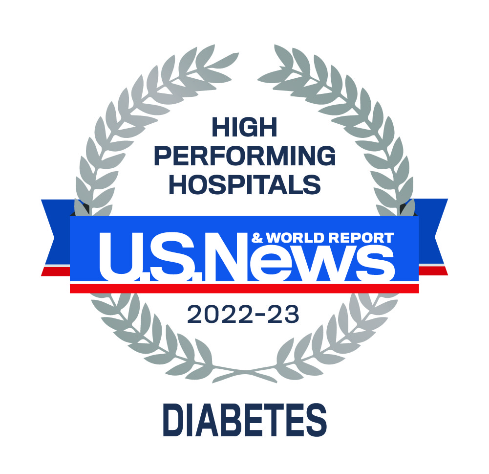 High performing hospital diabetes badge
