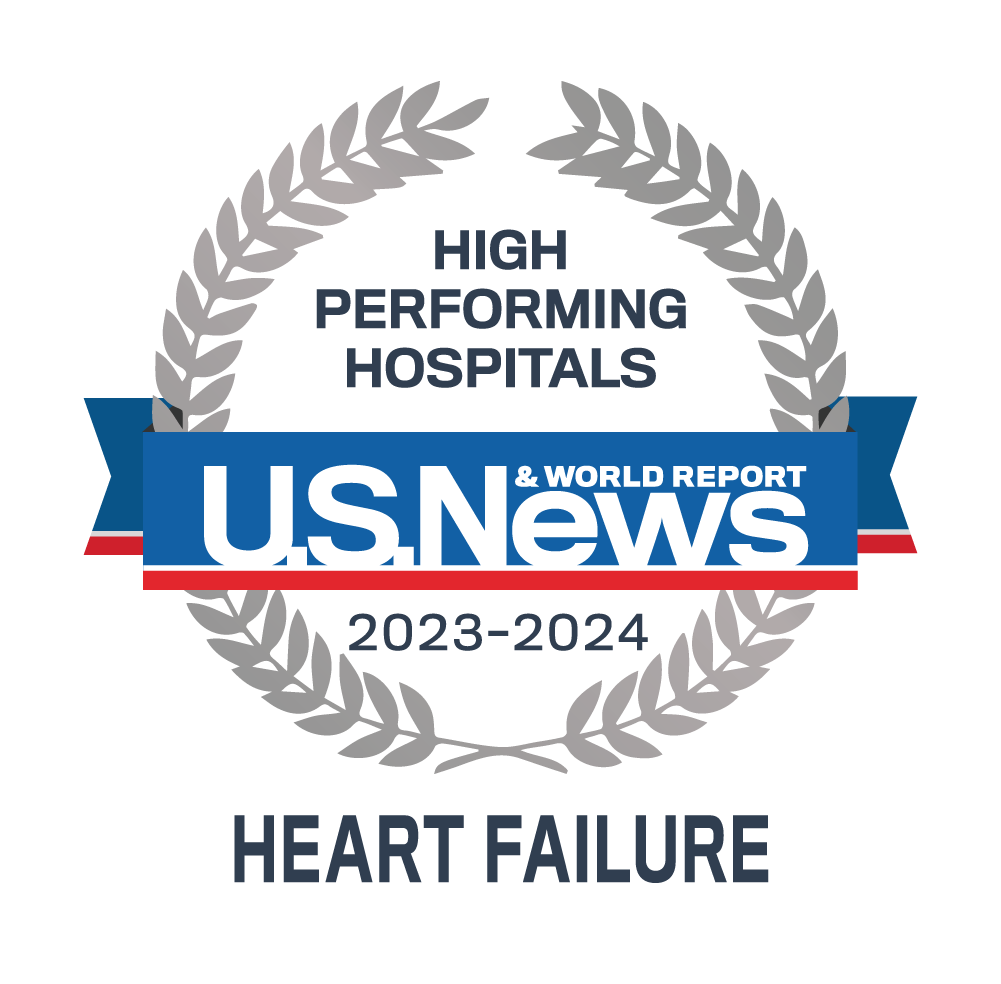 High performing hospital heart failure badge