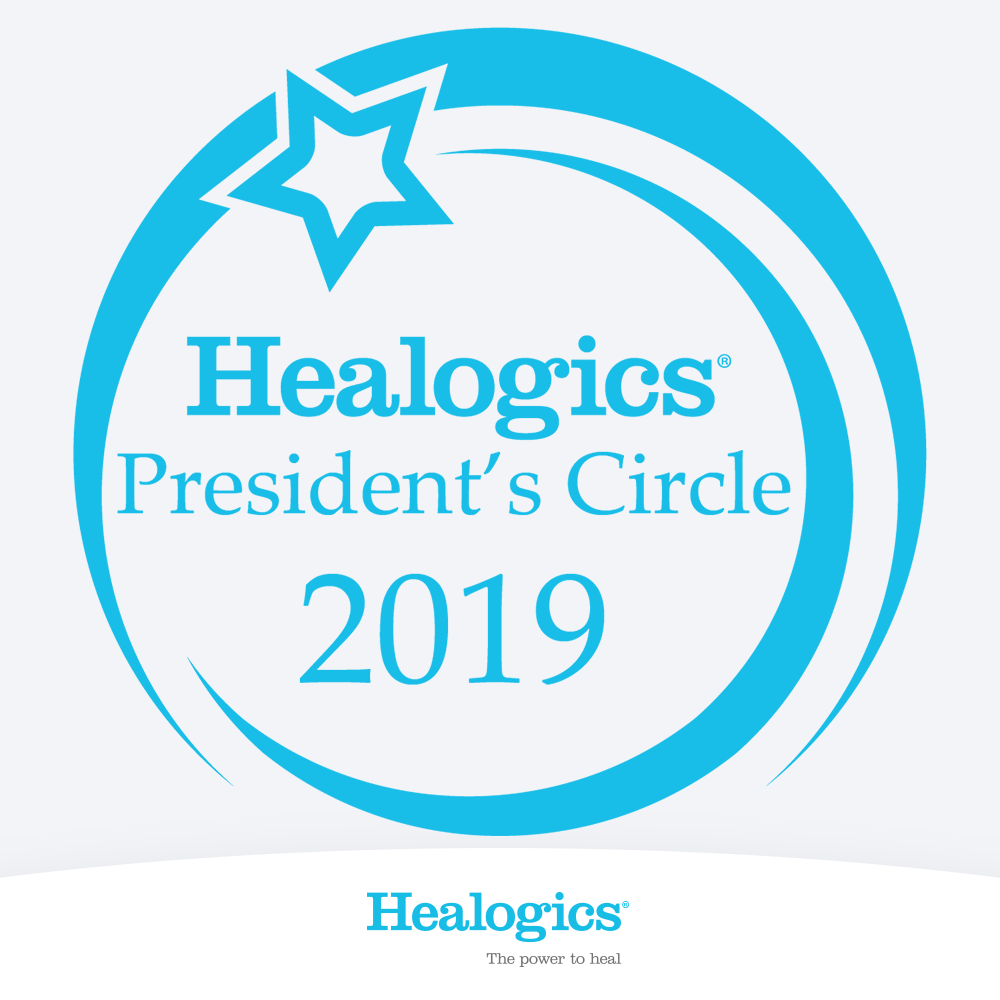 El Círculo del Presidente de Healogics 2019 otorgado a Texoma Medical Center.
